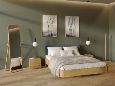 Кровать из массива дуба ButterFly