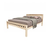 Кровать из массива лиственницы Лиза (цвет: отбеленный)