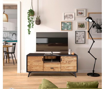 Тумба под ТВ из массива сосны Эрика MT2P+1T+1N