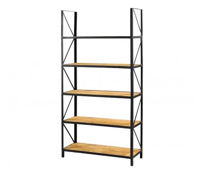 Стеллаж 5 полок из массива сосны Лофт Сити RAN 5