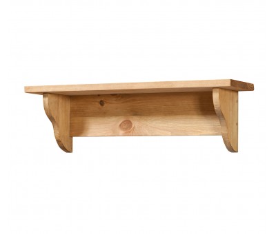 Полка навесная  из массива сосны KAE17