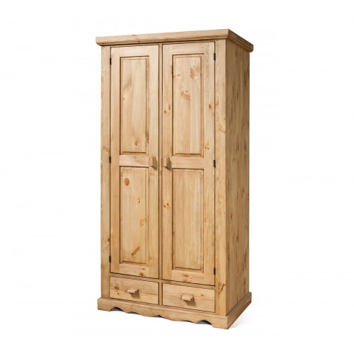 Шкаф двухстворчатый из массива сосны KOA22