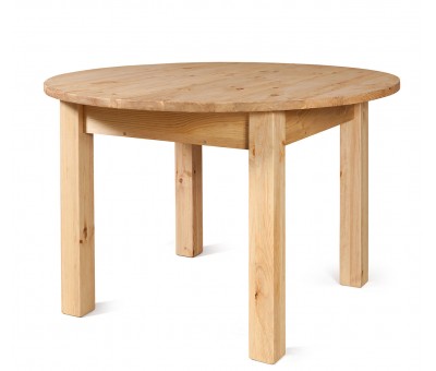 Стол раздвижной круглый из массива сосны KDTRD12
