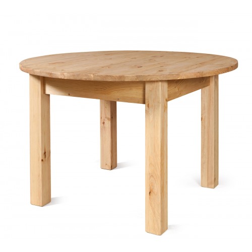 Стол раздвижной круглый из массива сосны KDTRD12