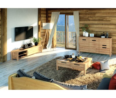 Тумба под ТВ из массива сосны KNMT22