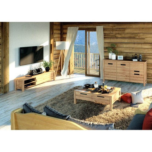 Тумба под ТВ из массива сосны KNMT22