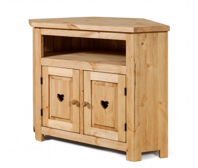 Тумба под ТВ угловая из массива сосны KTTVA