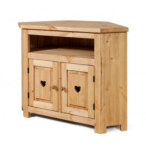 Тумба под ТВ угловая из массива сосны KTTVA