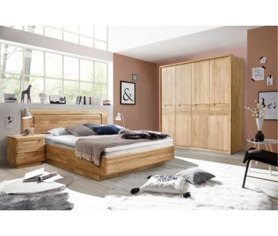 Шкаф 4-х дверный из массива дуба  Даллас (Бремен) — без подсветки