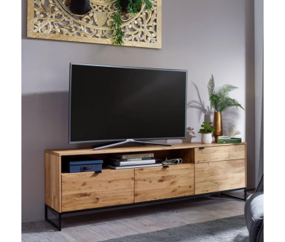 Тумба под ТВ из массива дуба Манхэттен 1 (Бруклин 1) — L/R