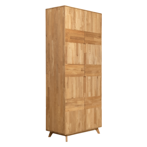 Шкаф 2-х дверный из массива дуба Рио (Кэри)