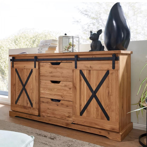 Тумба из массива дуба Railway 3 (Берген 3)