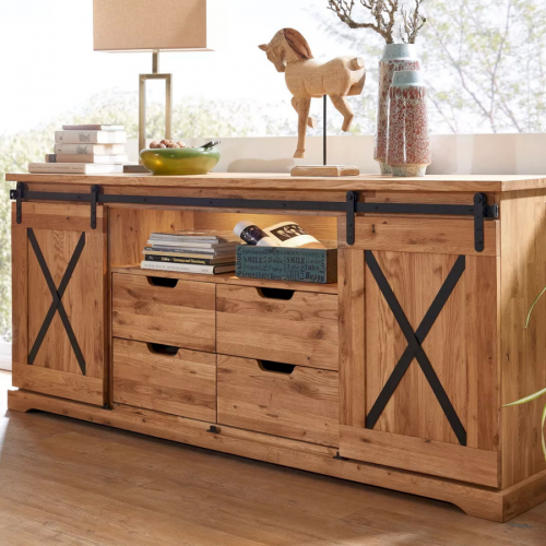 Тумба из массива дуба Railway 4 (Берген 4)