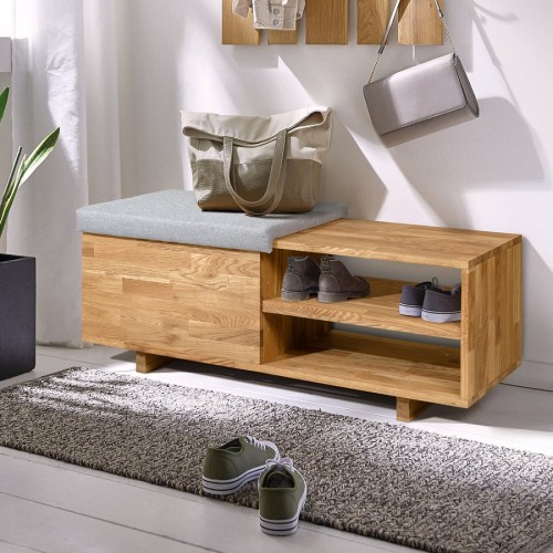 Скамья для обуви из массива дуба Рэйни