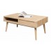 Стол журнальный из массива дуба Сканди 8 (Норд 8)