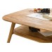 Стол журнальный из массива дуба Сканди 4 (Норд 4) - сращенный