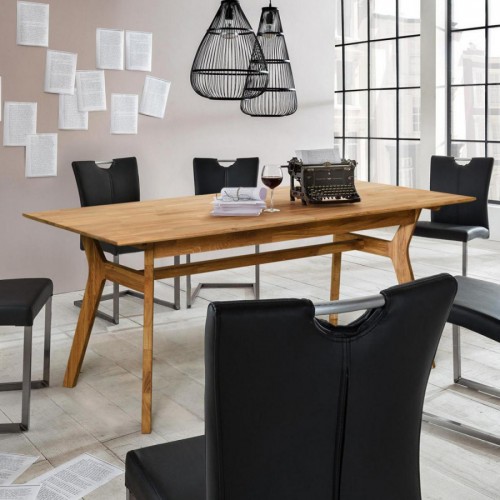 Стол обеденный раздвижной из массива дуба Эрри Р (Парливуд)