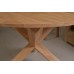 Круглый стол обеденный из массива дуба для кухни, Креуз