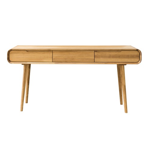 Стол письменный из массива дуба Mira (Алина /Монблан)