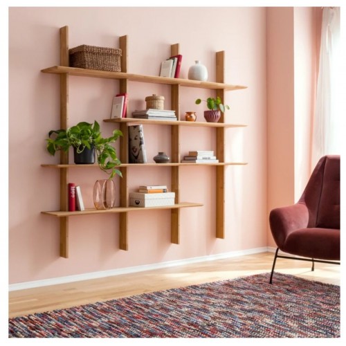 Стеллаж из массива дуба Золо 4 (Берг4)