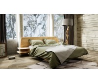 Кровать из массива дуба Аманди (цельноламельный щит)